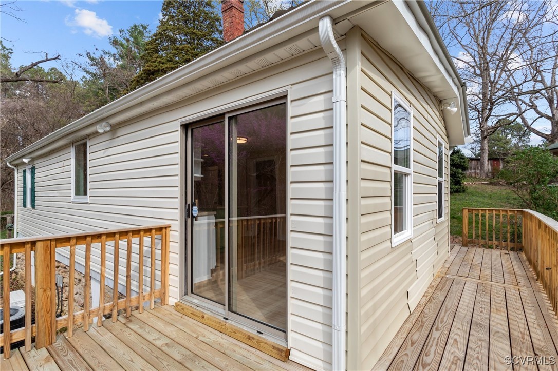 1413 First Rock Road Prospect, VA 23960 - Photo 33 of 50 Back deck with entrance into the kitchen.