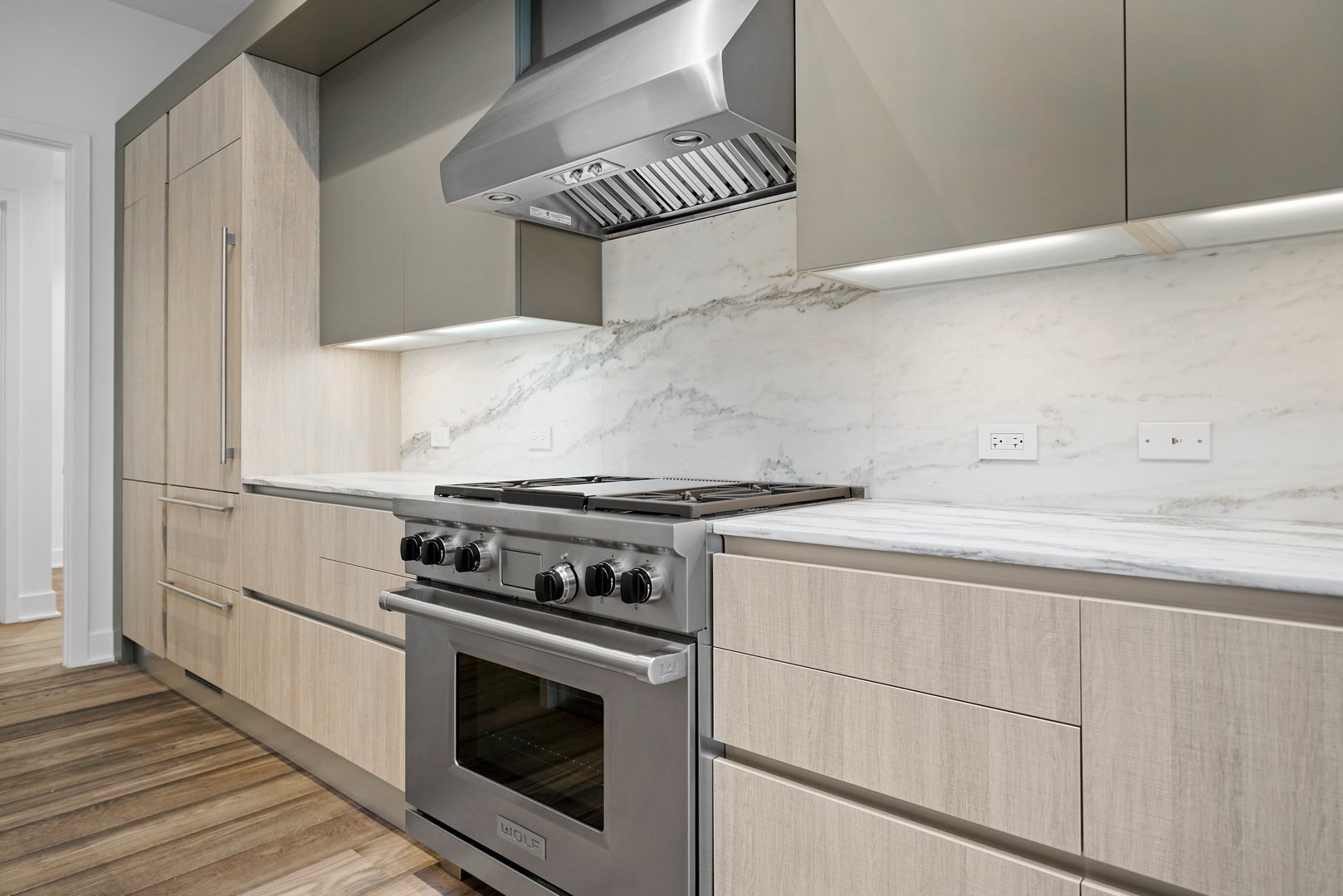 900 West Washington Boulevard, Unit 504 Chicago, IL 60607 - Photo 10 of 28 a kitchen with a stove and a sink