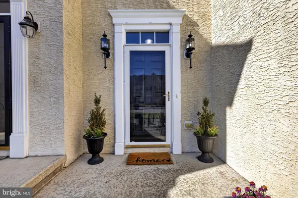 a view of a entryway door of the house