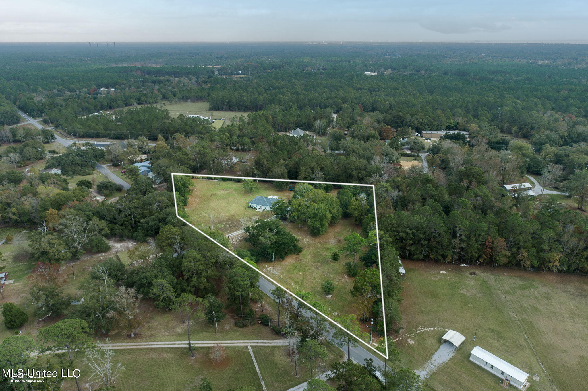 6186 Red Creek Road Long Beach, MS 39560 - Photo 36 of 36 39-web-or-mls-4 Drone View (1 of 6)
