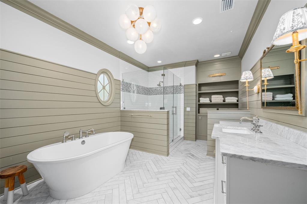 623 Southwest 93rd Street Gainesville, FL 32607 - Photo 46 of 100 a bathroom with a sink a toilet a mirror and shower