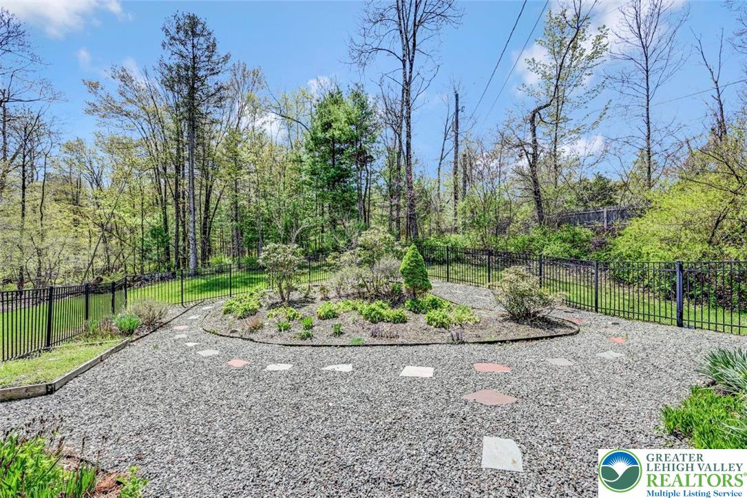 1284 Burger Hollow Road Effort, PA 18330 - Photo 89 of 100 Fenced Rock Garden & Landscaping