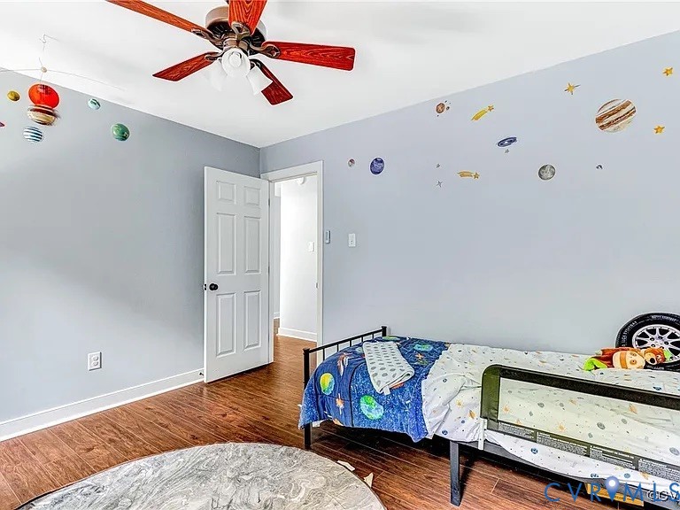 13904 Sunrise Bluff Road Midlothian, VA 23112 - Photo 31 of 45 Bedroom featuring wood finished floors and ceiling