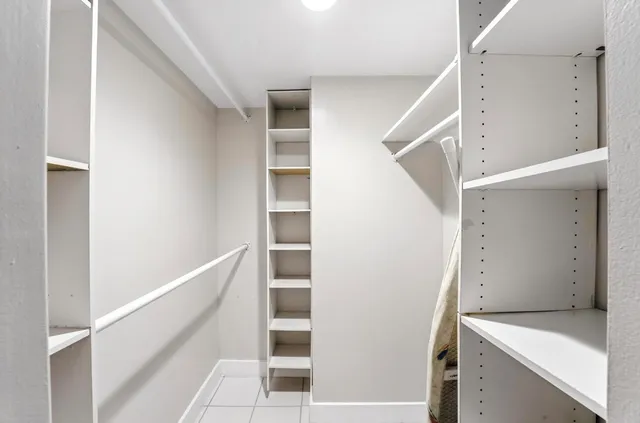 a view of walk in closet