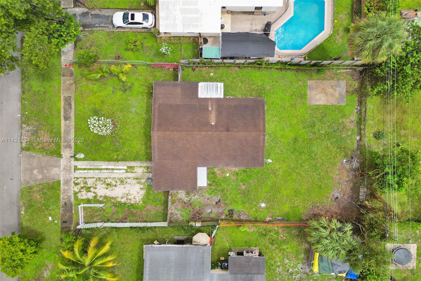 434 Southwest 22nd Terrace Fort Lauderdale, FL 33312 - Photo 15 of 15 an aerial view of a house with a yard basket ball court and outdoor seating
