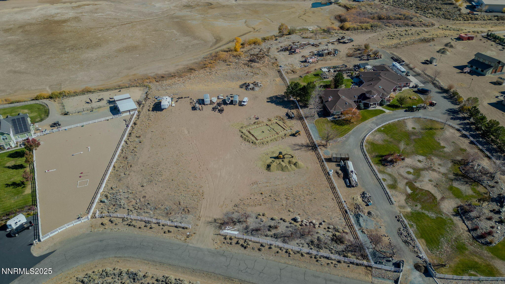 1527 Sanchez Road Gardnerville, NV 89410 - Photo 21 of 32 an aerial view of a wooden floor