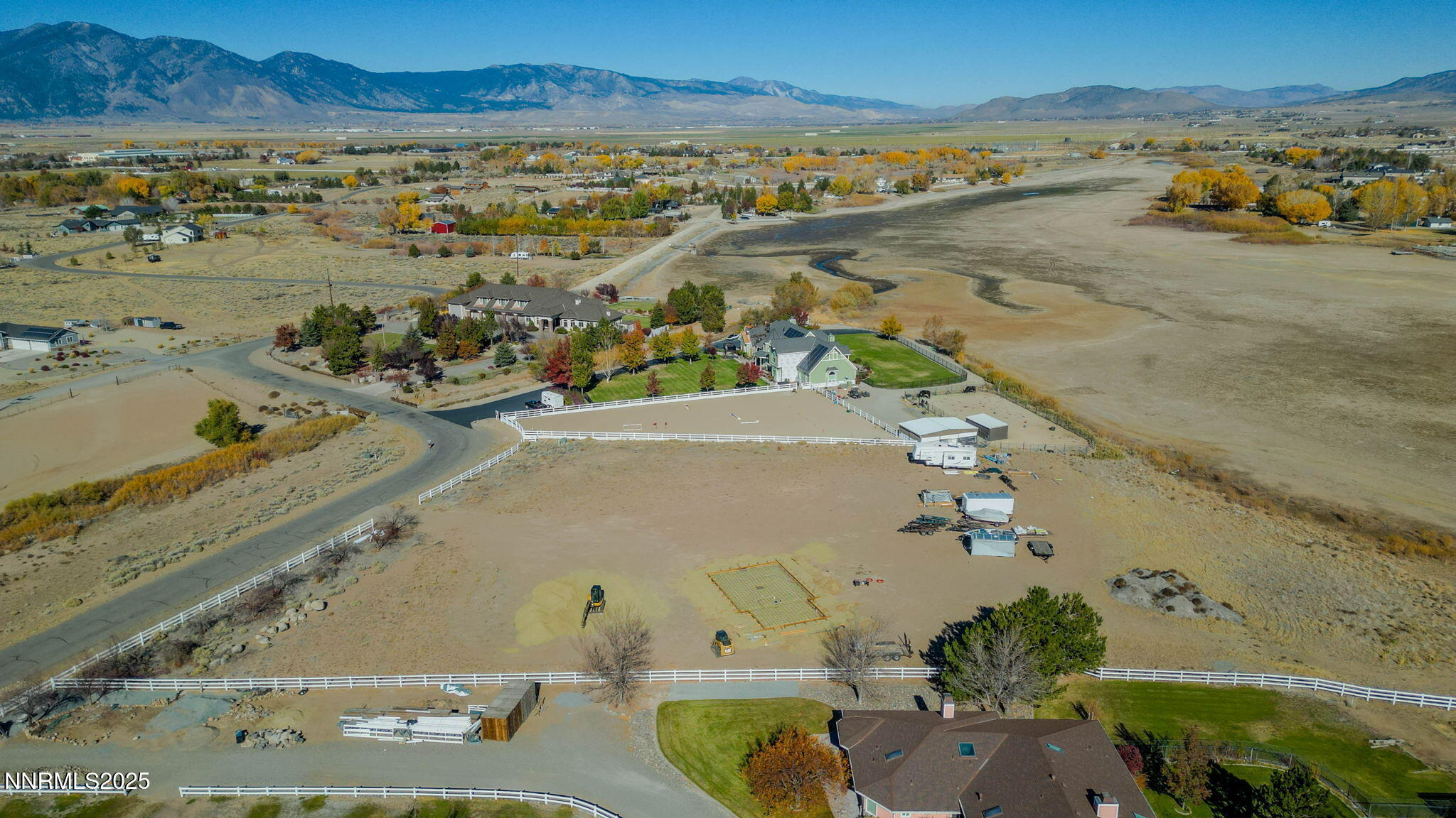 1527 Sanchez Road Gardnerville, NV 89410 - Photo 31 of 32 an aerial view of ocean and residential houses with outdoor space