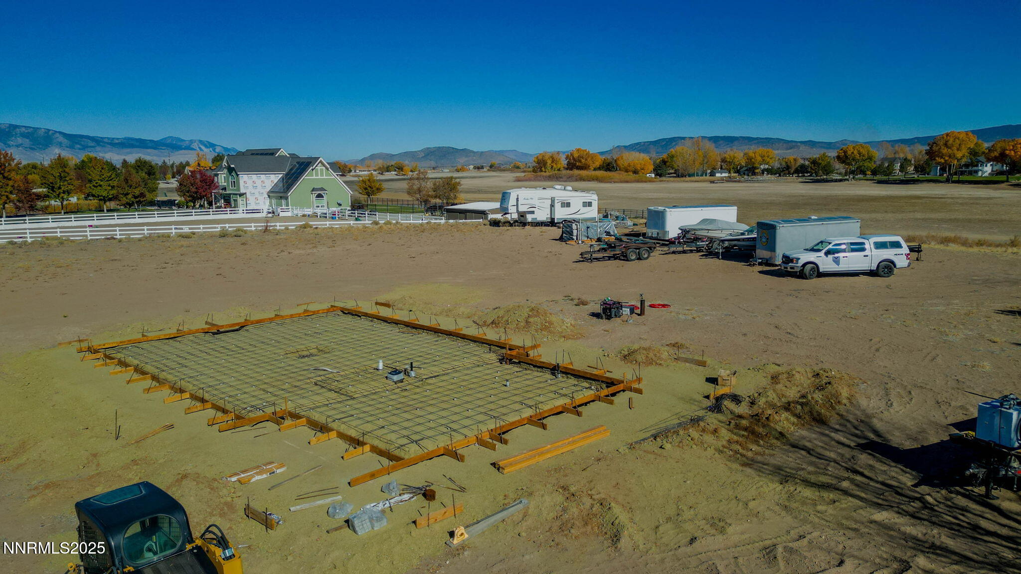 1527 Sanchez Road Gardnerville, NV 89410 - Photo 8 of 32 an aerial view of a house with a lake view