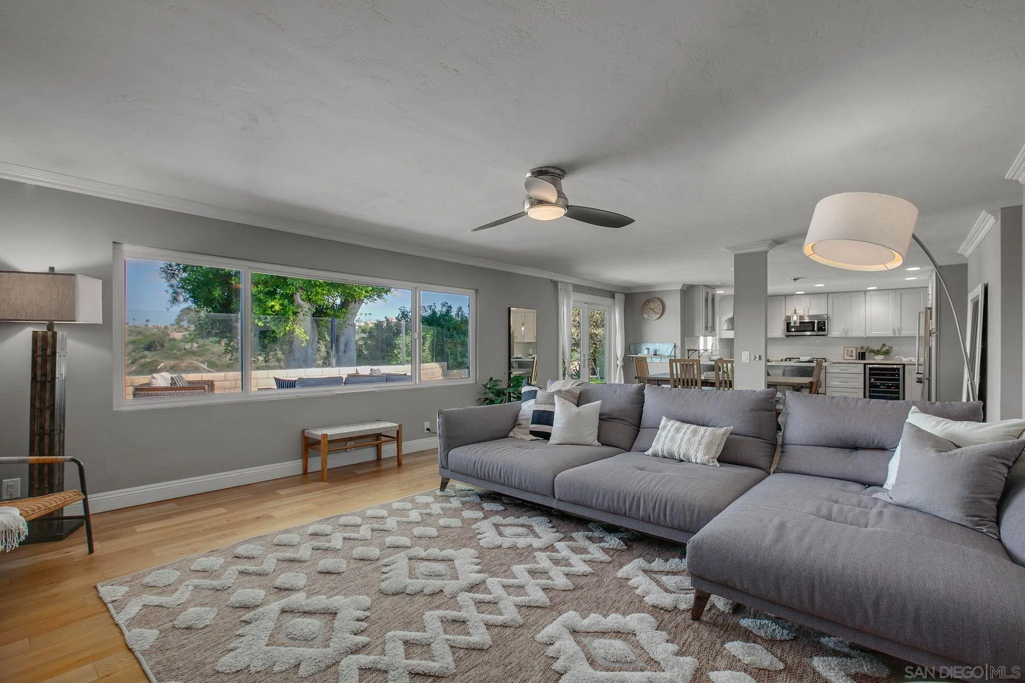 1625 Eolus Avenue Encinitas, CA 92024 - Photo 12 of 37 a living room with furniture and a large window