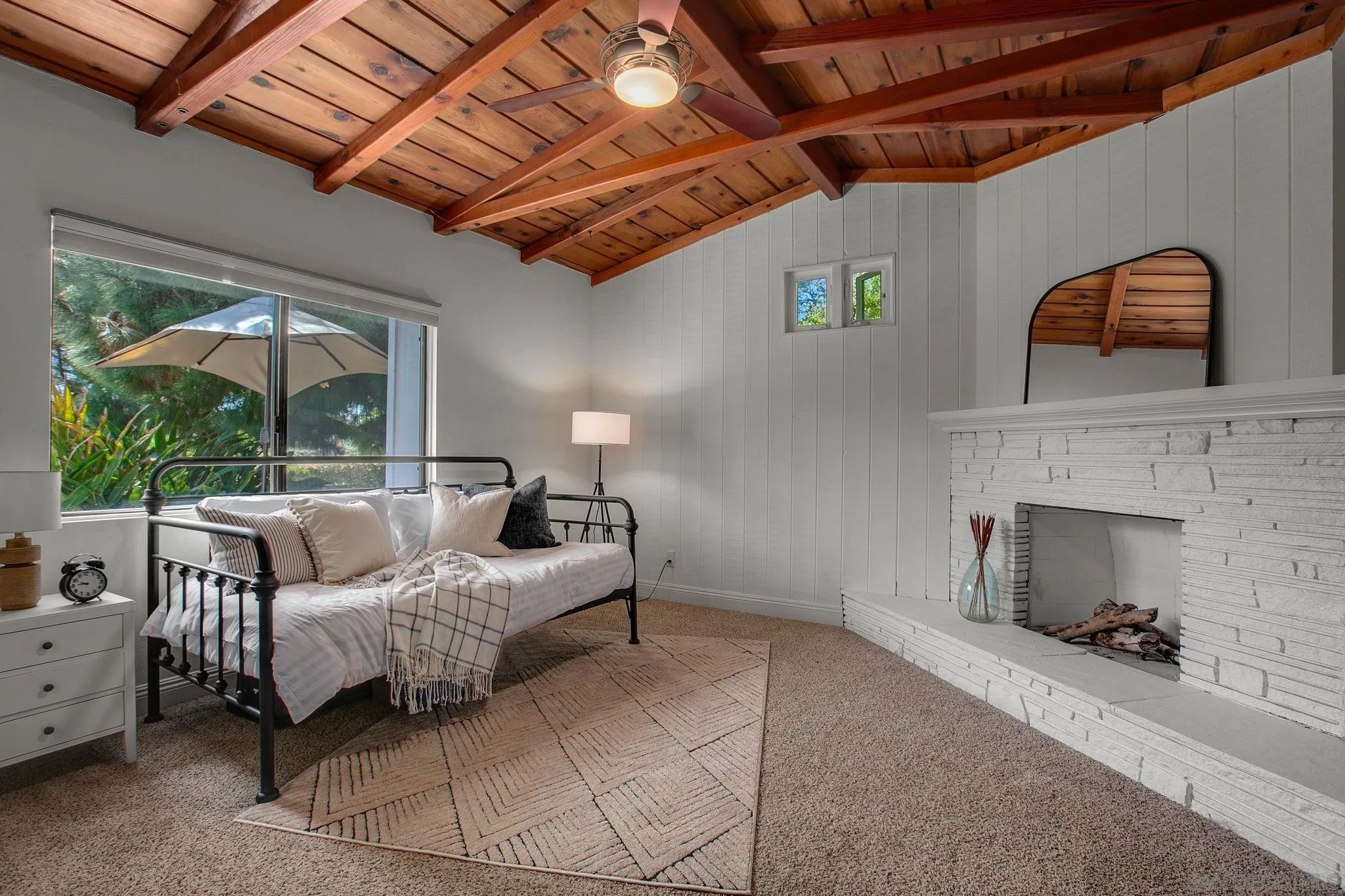 1625 Eolus Avenue Encinitas, CA 92024 - Photo 17 of 37 a living room with furniture and a fireplace