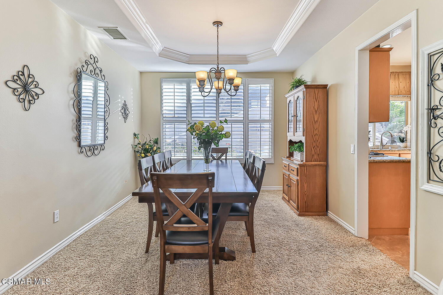 58 Mollison Drive Simi Valley, CA 93065 - Photo 17 of 82 a view of a dining room with furniture window and chandelier