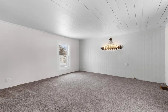 a view of an empty storage area