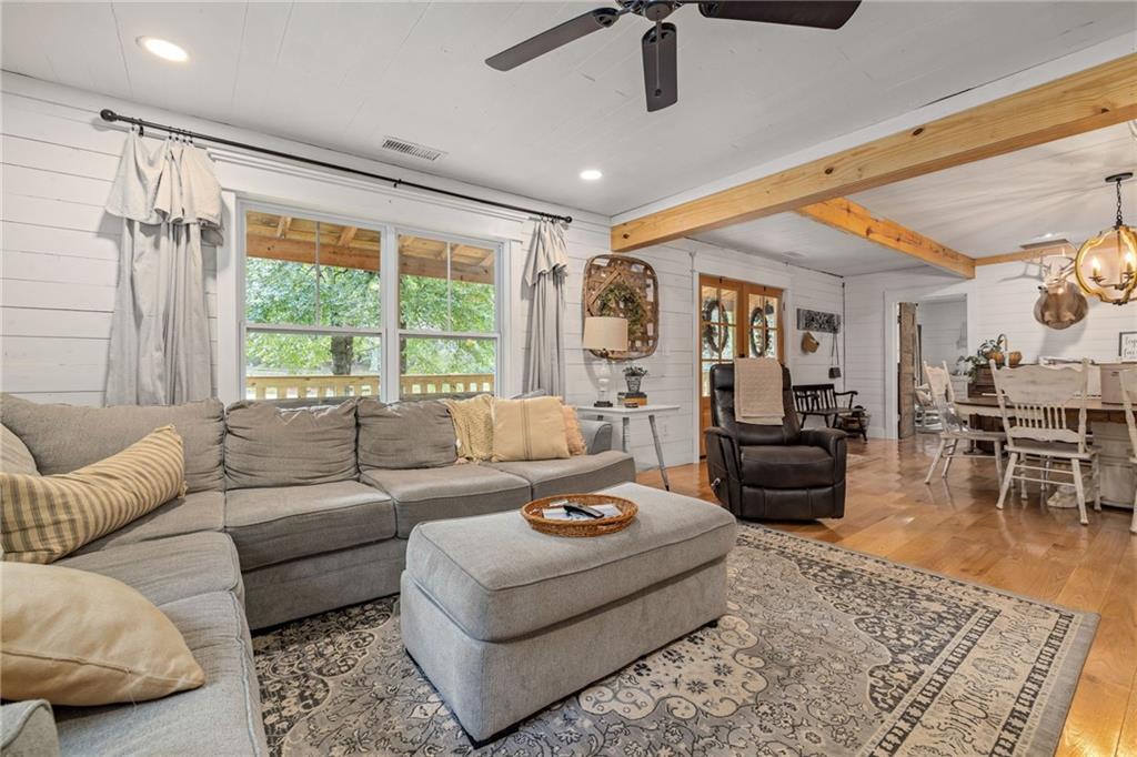 385 Amy's Road Clarkesville, GA 30523 - Photo 11 of 57 a living room with furniture and a large window