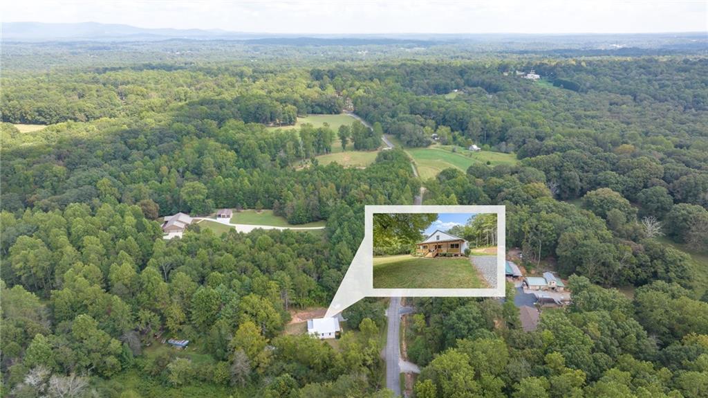 385 Amy's Road Clarkesville, GA 30523 - Photo 57 of 57 a aerial view of a house with a yard and lake view