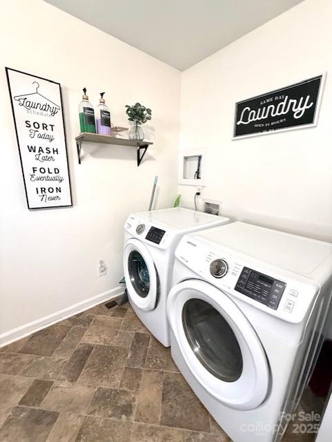 114 Yates Street Dallas, NC 28034 - Photo 27 of 41 a utility room with dryer and washer