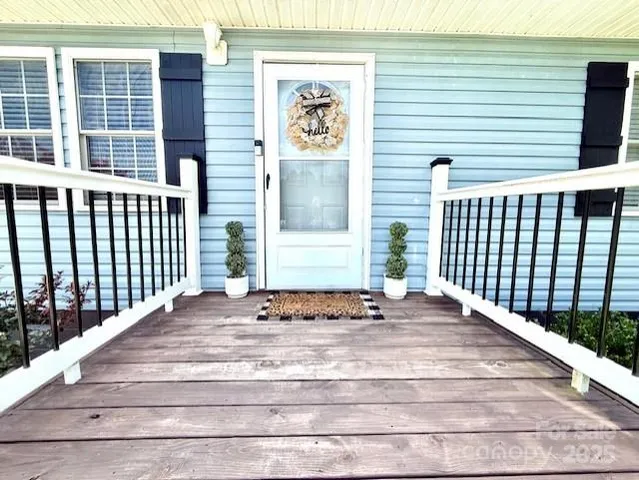 a view of a house with a window