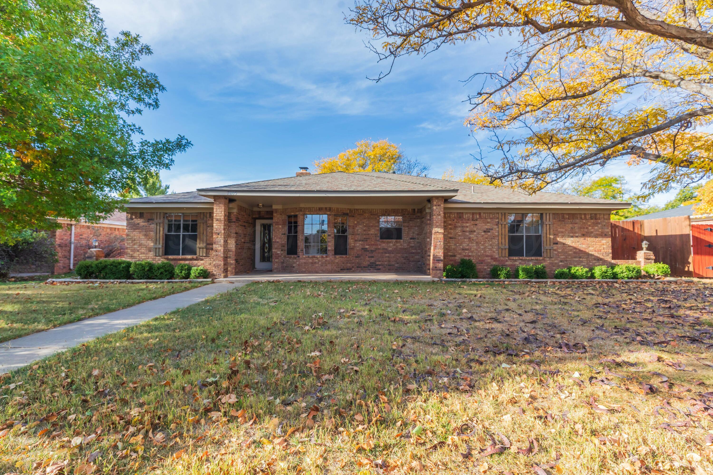 7805 Farrell Drive Amarillo, TX 79121 - Photo 1 of 20 a view of a house with a yard