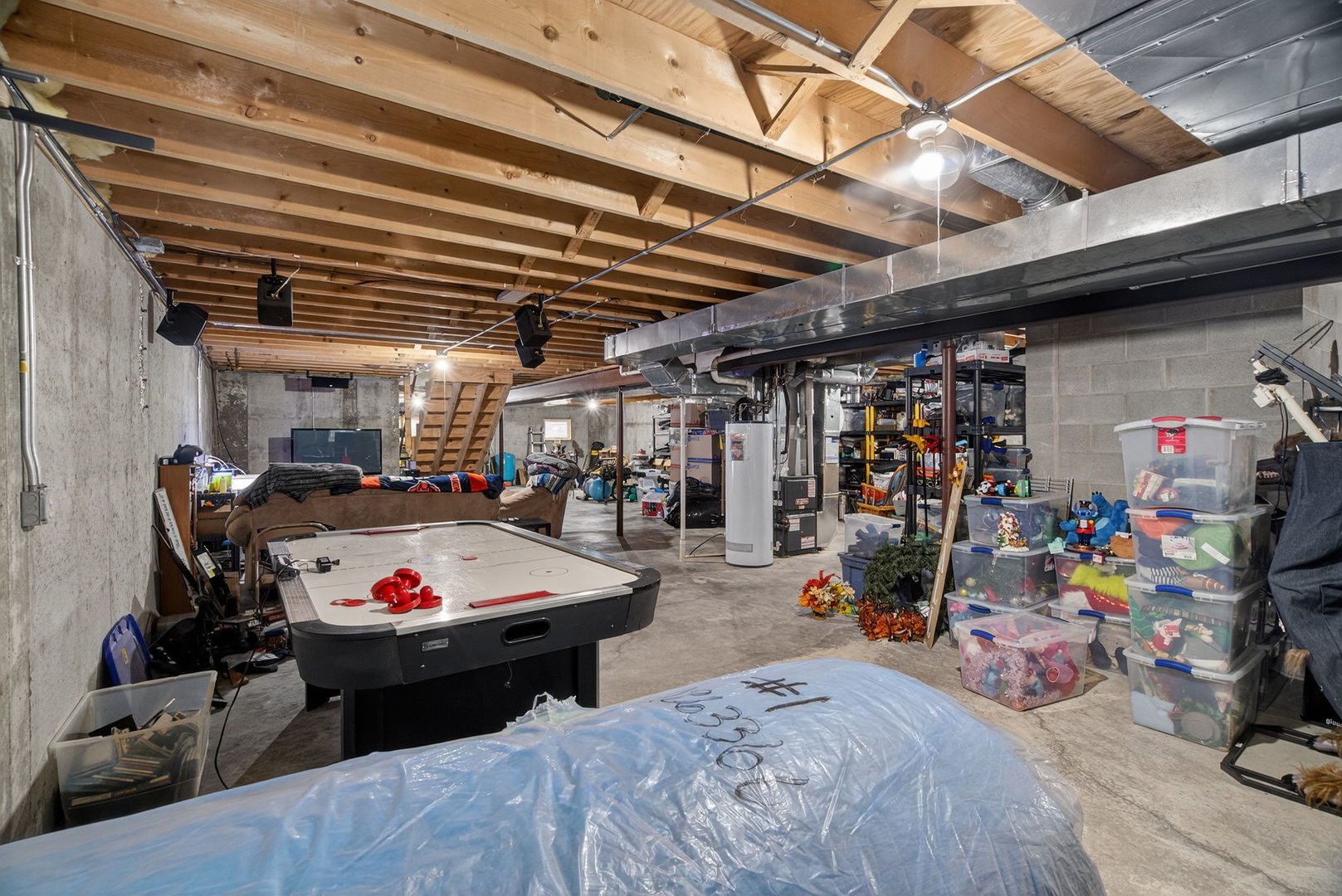 1707 North 2479th Road Ottawa, IL 61350 - Photo 21 of 30 a view of a couch in the garage