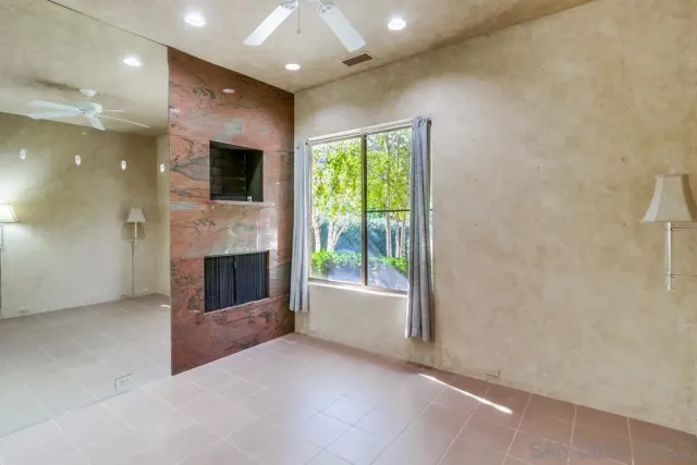 a view of a pathway of a building