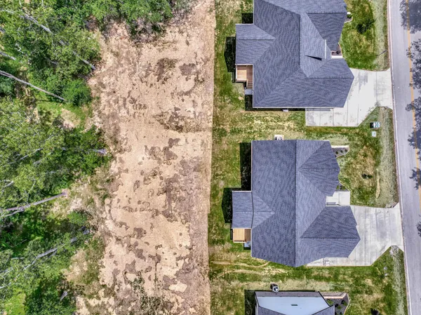 a aerial view of a house