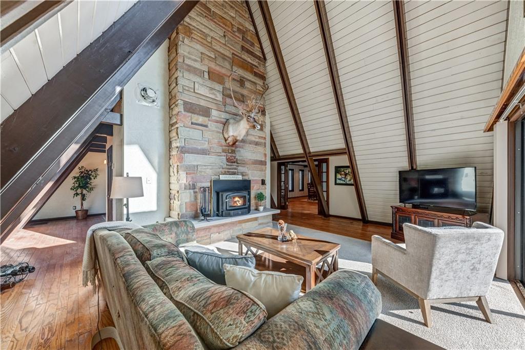 430 Holyoke Road Butler, PA 16001 - Photo 6 of 25 cozy up by the fire in the living room!