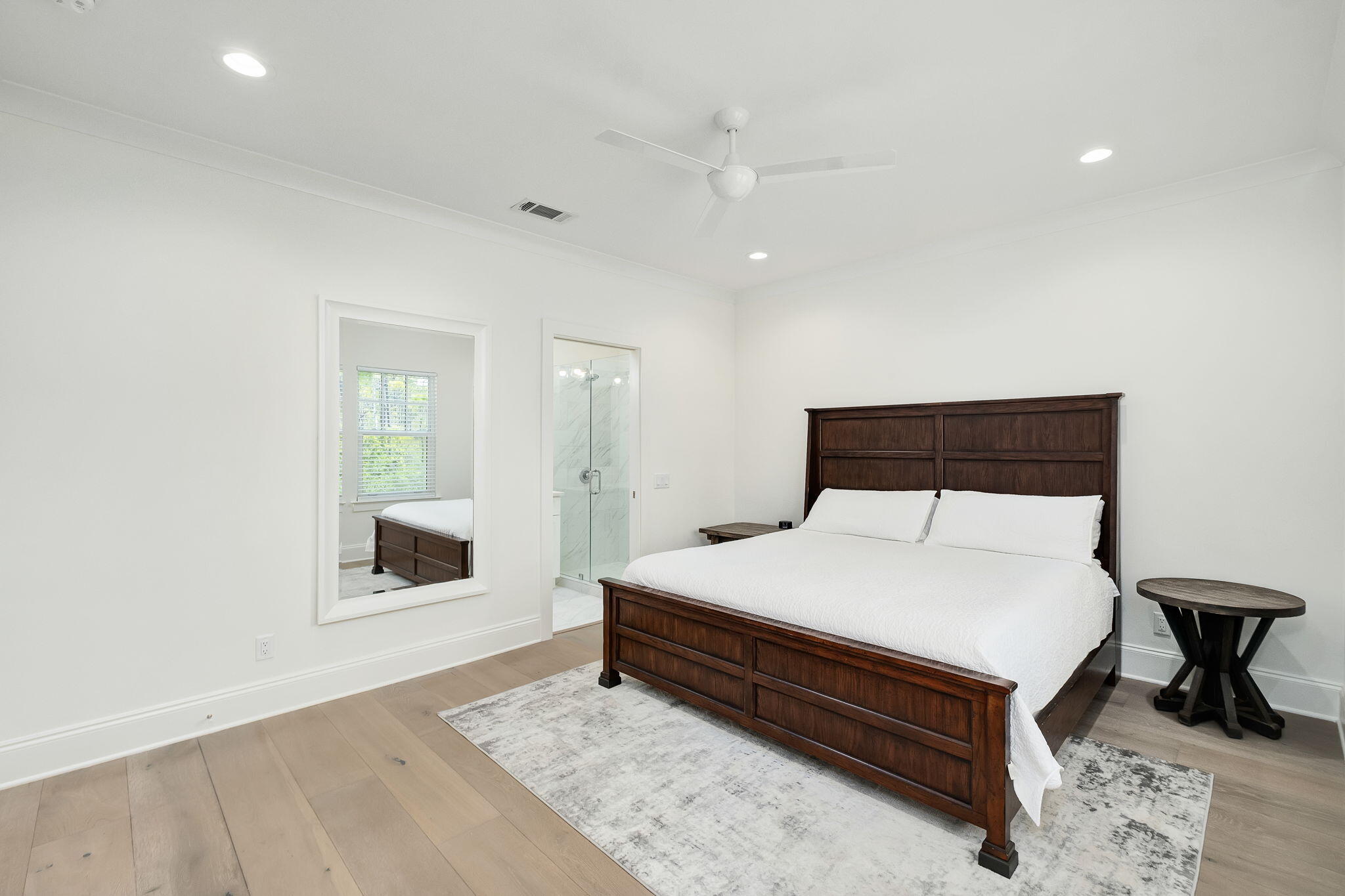 74 Heron's Crossing Santa Rosa Beach, FL 32459 - Photo 12 of 41 a large bed sitting in a bedroom and a table