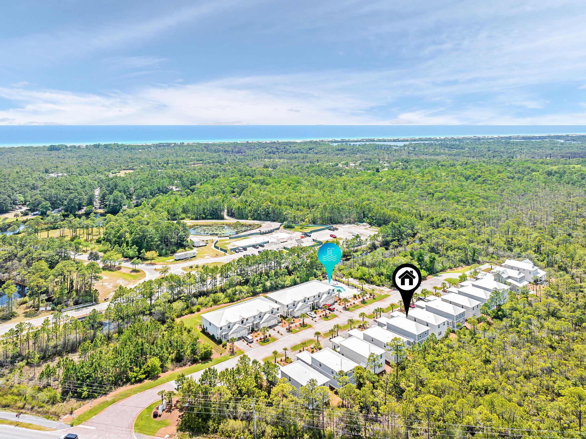 74 Heron's Crossing Santa Rosa Beach, FL 32459 - Photo 33 of 41 a view of a street with a yard