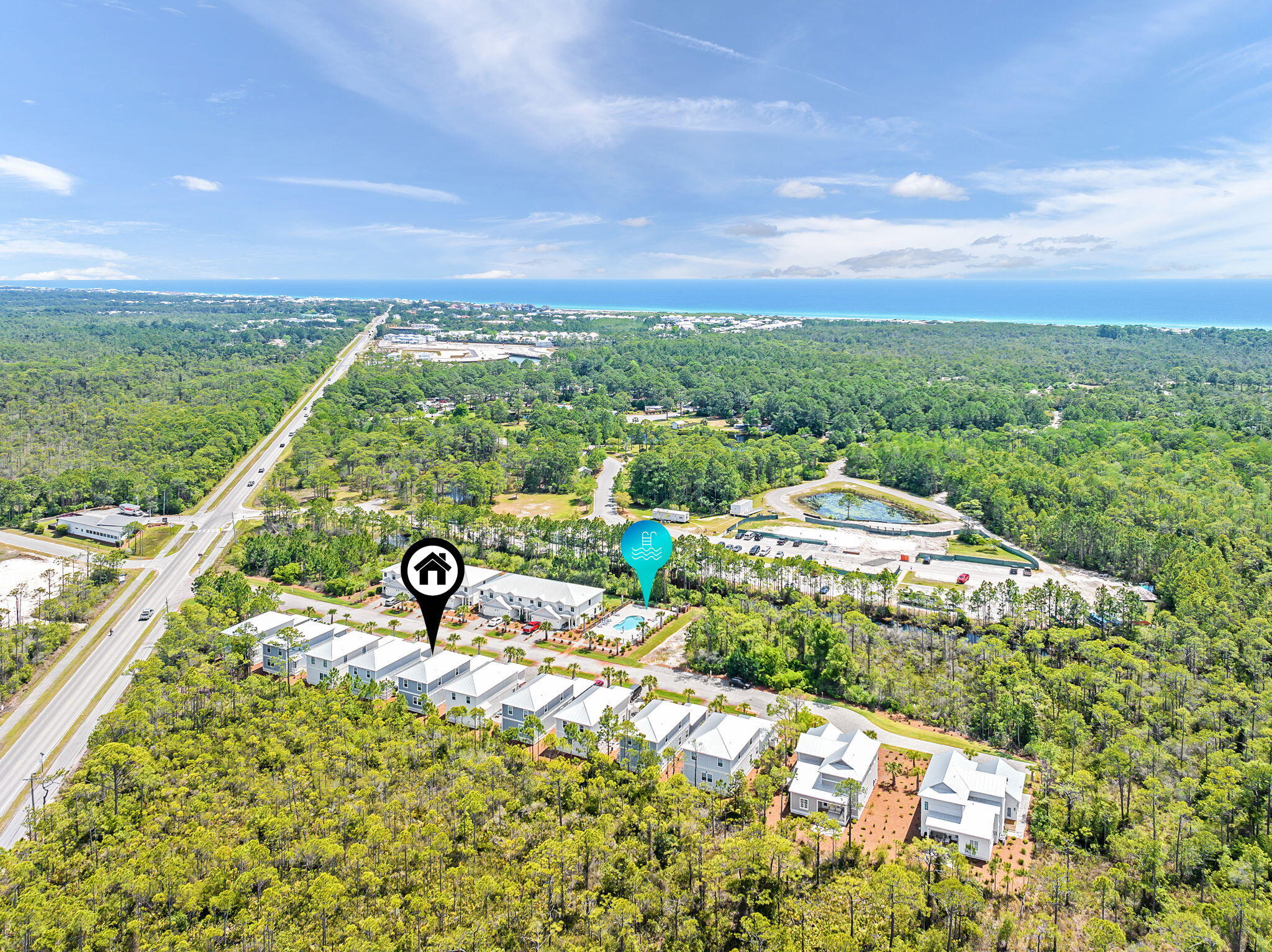 74 Heron's Crossing Santa Rosa Beach, FL 32459 - Photo 35 of 41 a view of a balcony with a yard