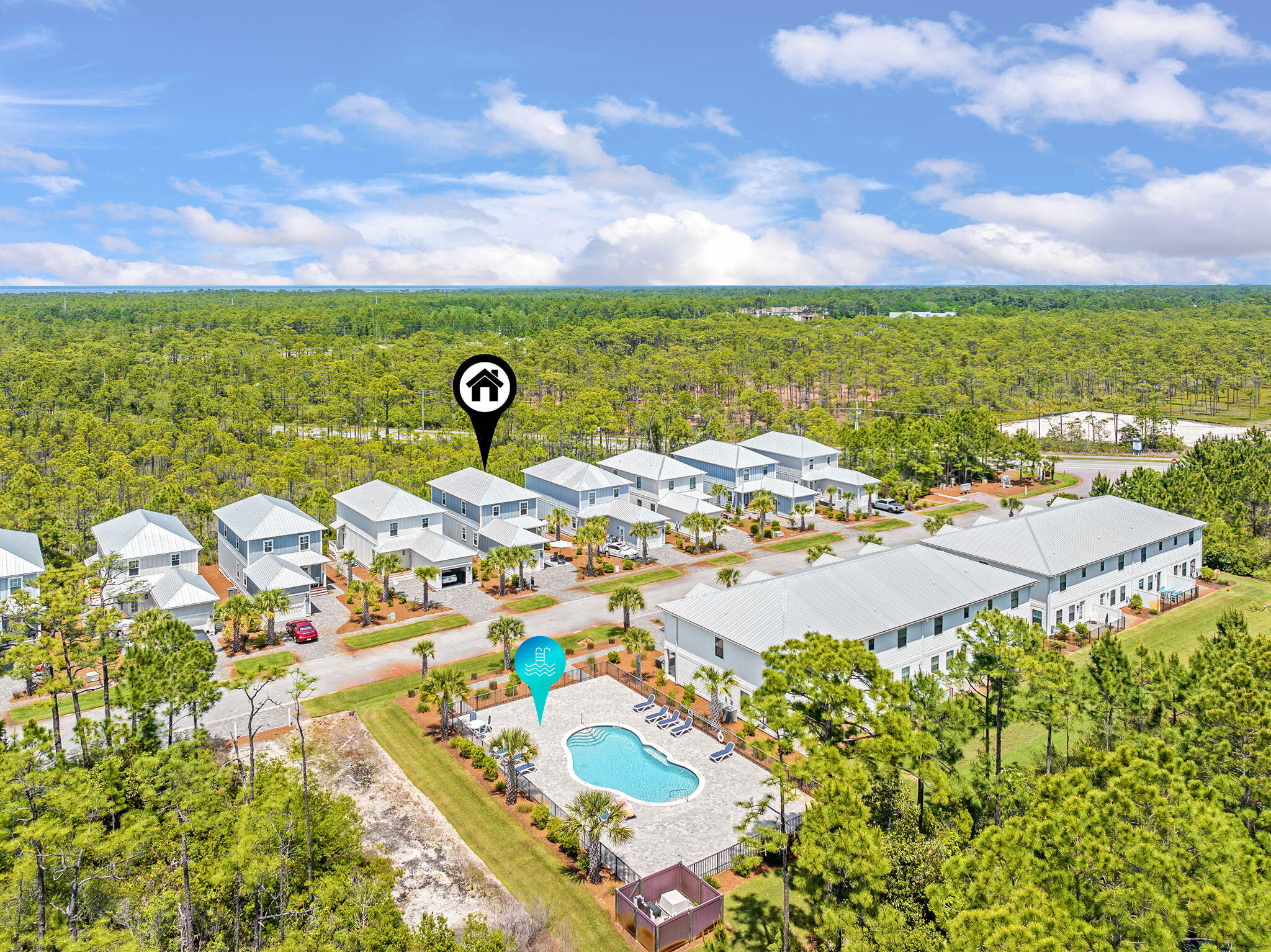 74 Heron's Crossing Santa Rosa Beach, FL 32459 - Photo 39 of 41 a view of an outdoor space and yard