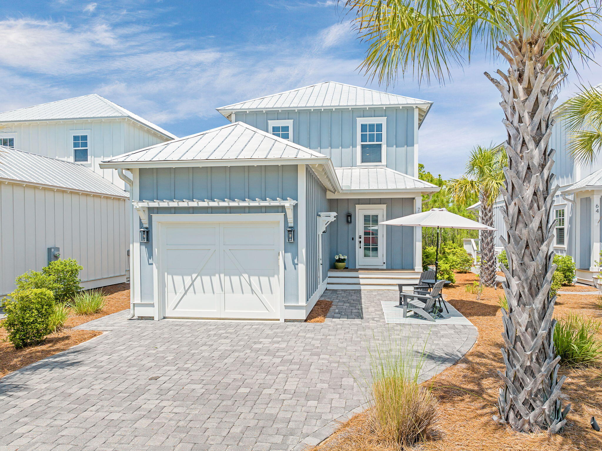 74 Heron's Crossing Santa Rosa Beach, FL 32459 - Photo 41 of 41 a front view of a house with a garden