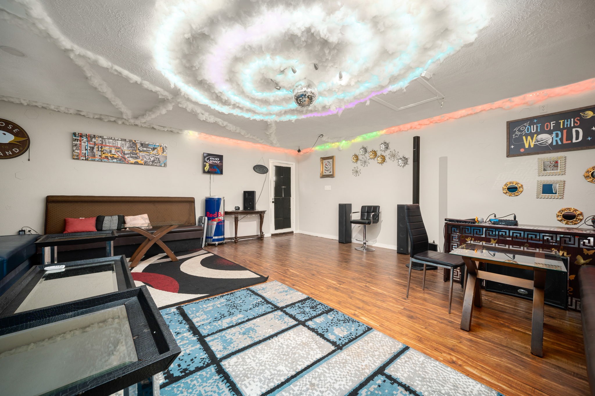 9019 Grape Street Houston, TX 77036 - Photo 19 of 24 a living room with lots of furniture and wooden floor