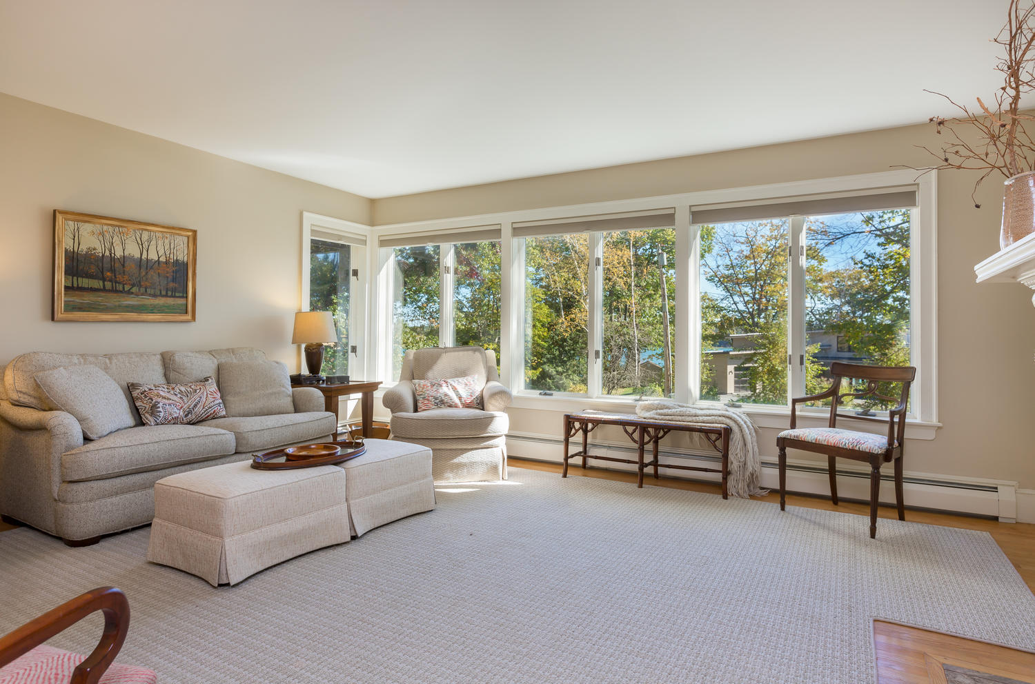 26 Ledge Road Cumberland Foreside, ME 04110 - Photo 8 of 35 family room with views of Broad Cove