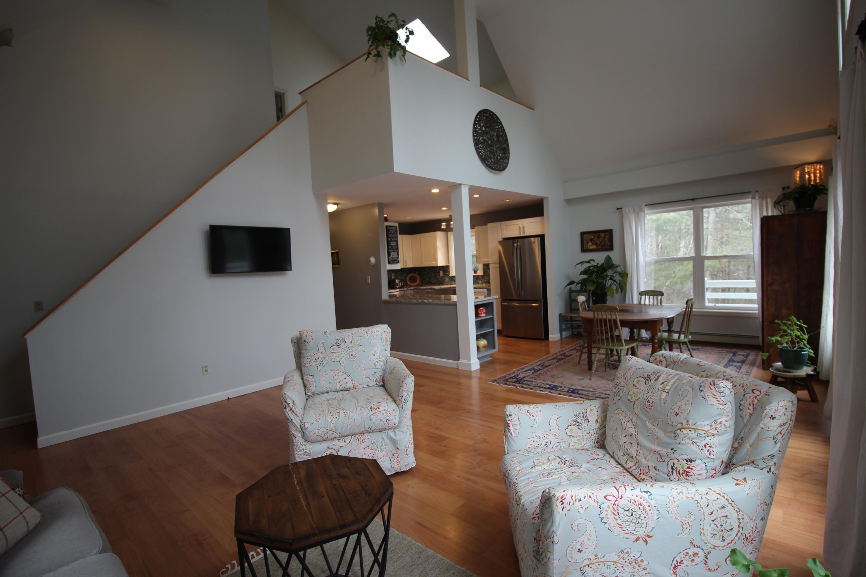 34 True Road Lincolnville, ME 04849 - Photo 2 of 21 Living Room Looking up to Master