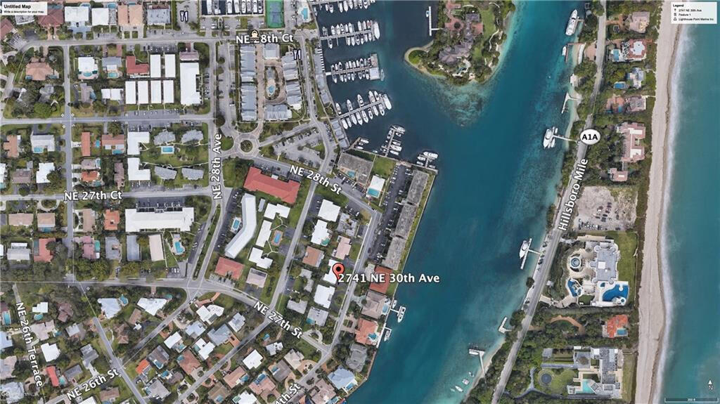 2741-2745 Northeast 30th Avenue Lighthouse Point, FL 33064 - Photo 17 of 18 2741 and 2745 NE 30th Ave - Aerial 2