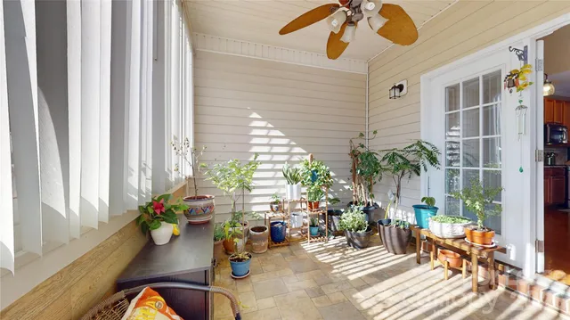 a living room filled with furniture