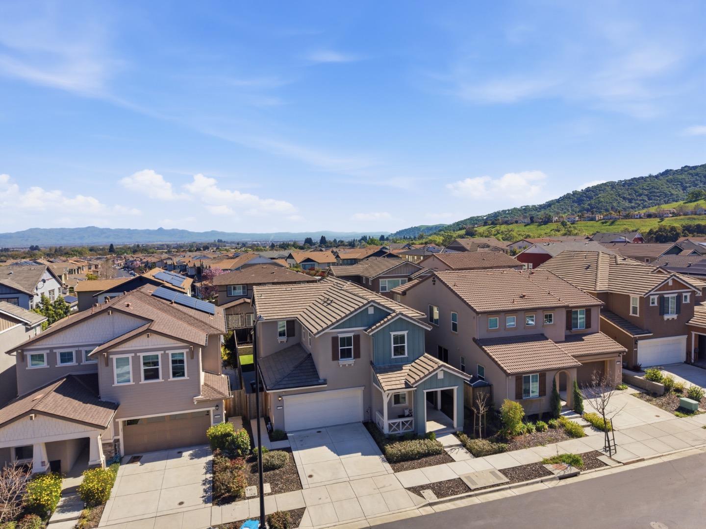 6430 Godani Street Gilroy, CA 95020 - Photo 34 of 38 an aerial view of residential houses with a outdoor space