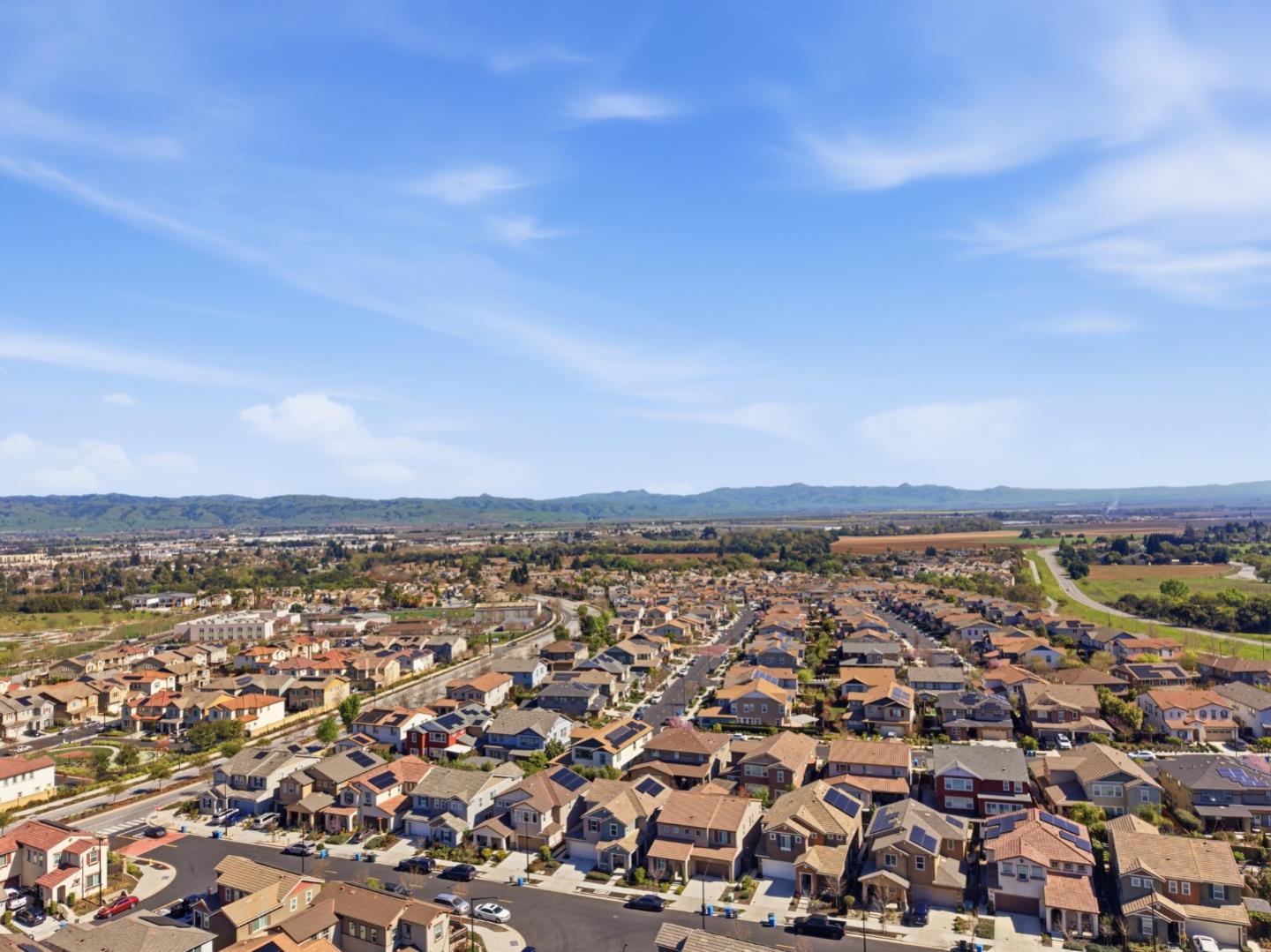 6430 Godani Street Gilroy, CA 95020 - Photo 35 of 38 an aerial view of residential building and city view