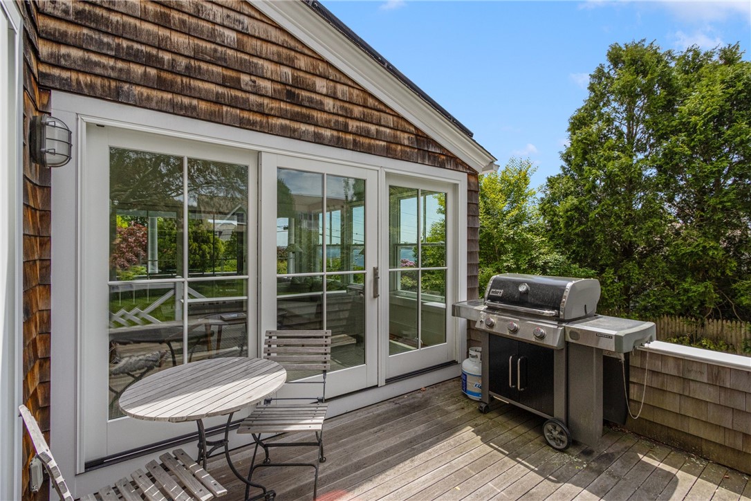 47 Longfellow Road Jamestown, RI 02835 - Photo 17 of 39 Grill off kitchen and sitting room.