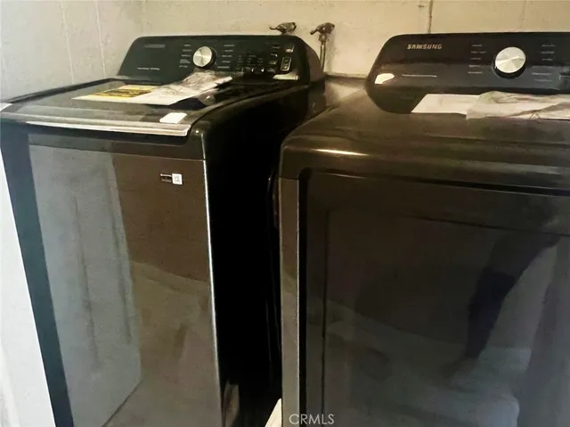 a close view of utility room