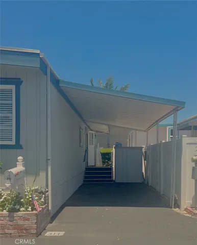 a view of a car garage gate