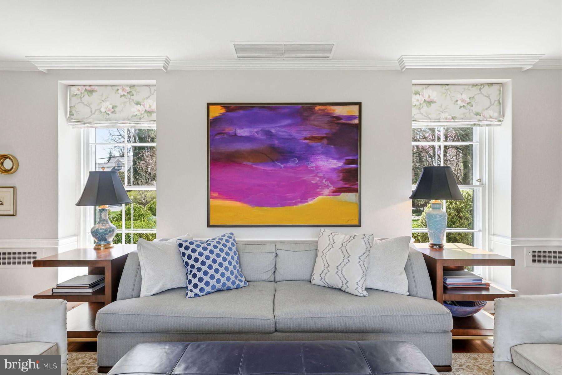 828 Black Rock Road Gladwyne, PA 19035 - Photo 20 of 68 a living room with furniture and a large window