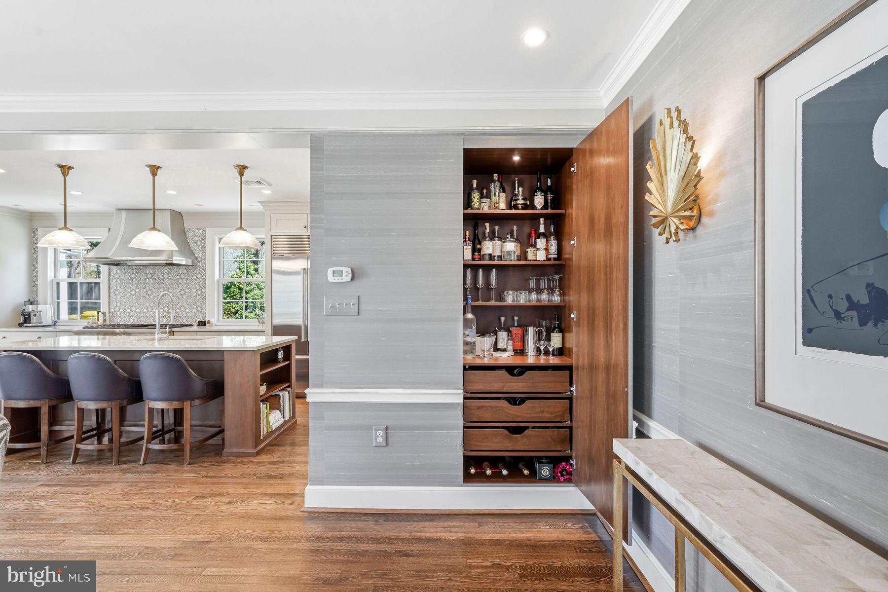 828 Black Rock Road Gladwyne, PA 19035 - Photo 24 of 68 a dining room with furniture and wooden floor
