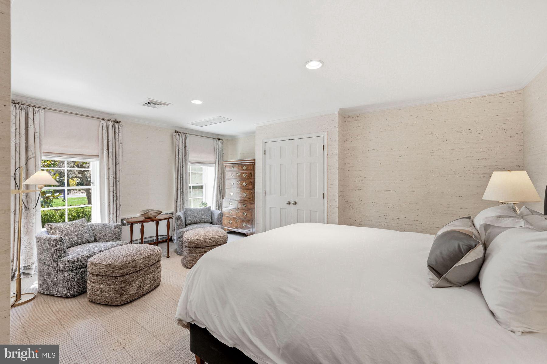 828 Black Rock Road Gladwyne, PA 19035 - Photo 47 of 68 a bedroom with a bed and a couch