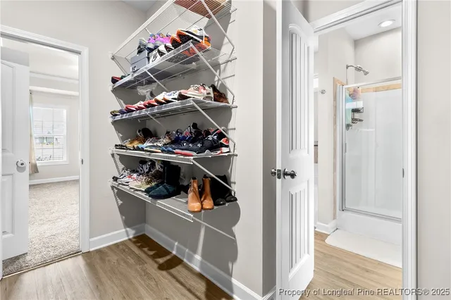 a view of a storage & utility room