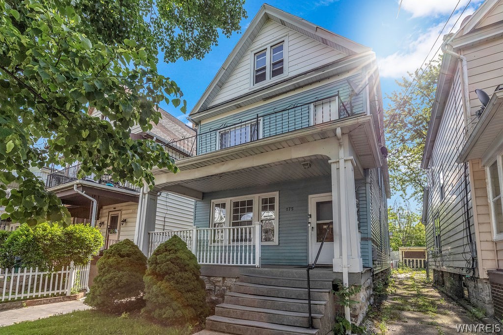 175 Congress Street Buffalo, NY 14213 - Photo 2 of 48 Low maintence exterior with lower and upper porche