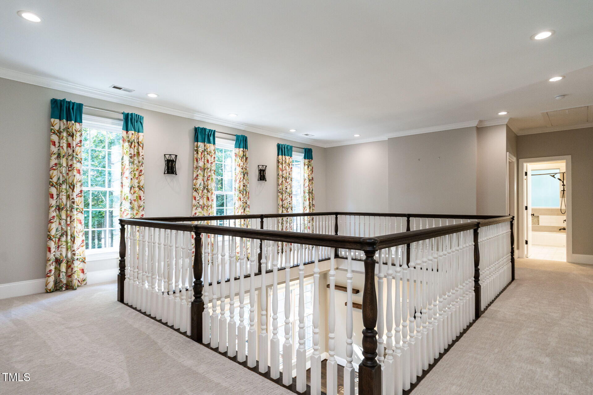 1228 Dorleath Court Raleigh, NC 27614 - Photo 29 of 47 a view of an empty room with stairs
