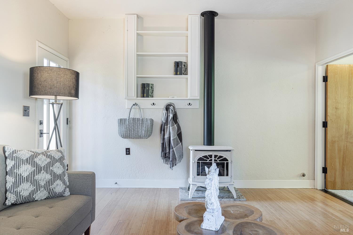 525 Keyes Avenue Angwin, CA 94508 - Photo 61 of 65 Private living room in bonus suite with wood burning stove