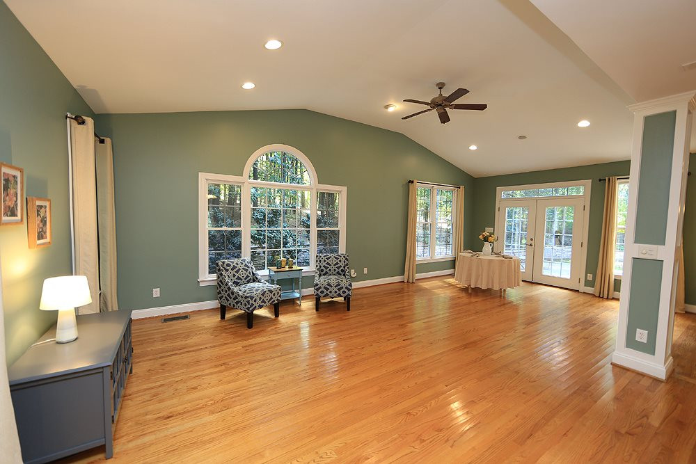 5921 Wild Orchid Trail Raleigh, NC 27613 - Photo 12 of 30 The living room is open to both the kitchen and the family room - great for entertaining. Living Room