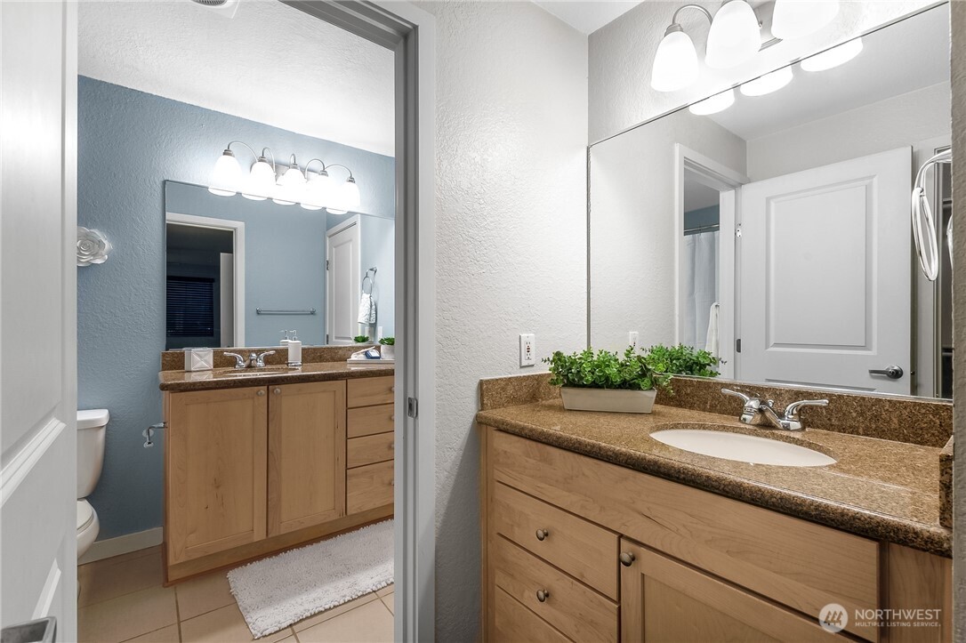 1311 12th Avenue South, Unit D202 Seattle, WA 98144 - Photo 15 of 20 a bathroom with a sink and a mirror