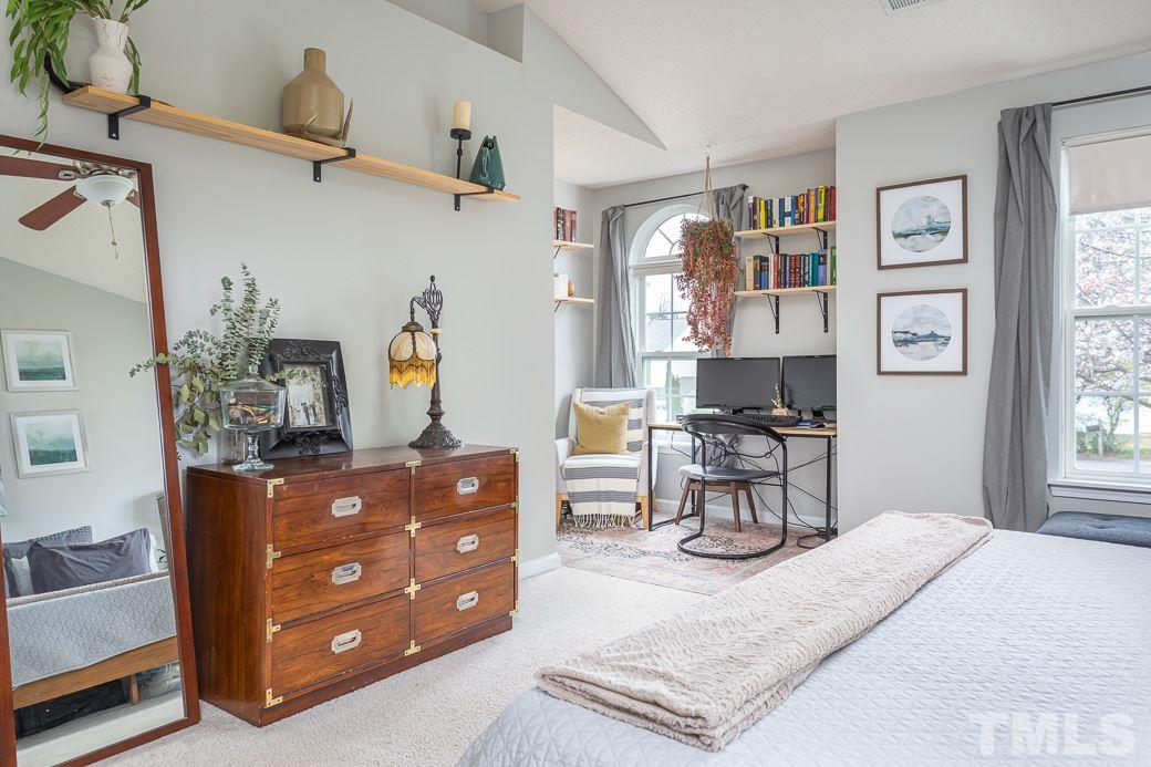 9312 Copernicus Court Raleigh, NC 27617 - Photo 19 of 30 This cozy nook is perfect for a home office, sitting area, or reading corner.